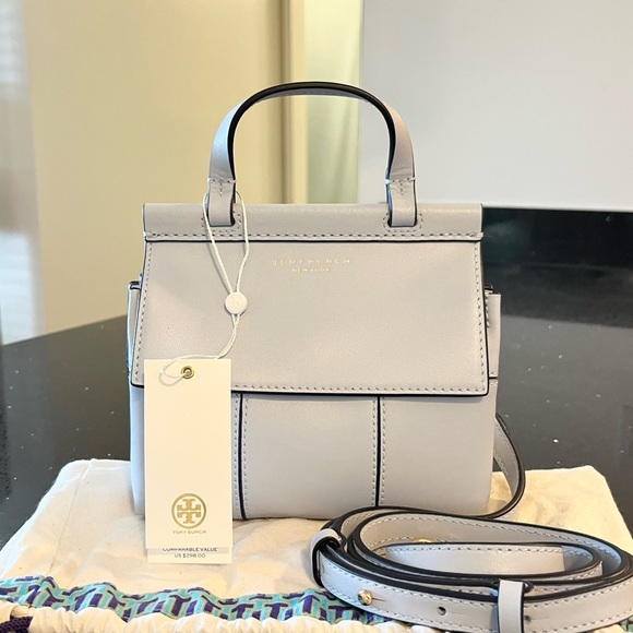 Tory Burch Block-T Mini Satchel - Picture 1 of 10